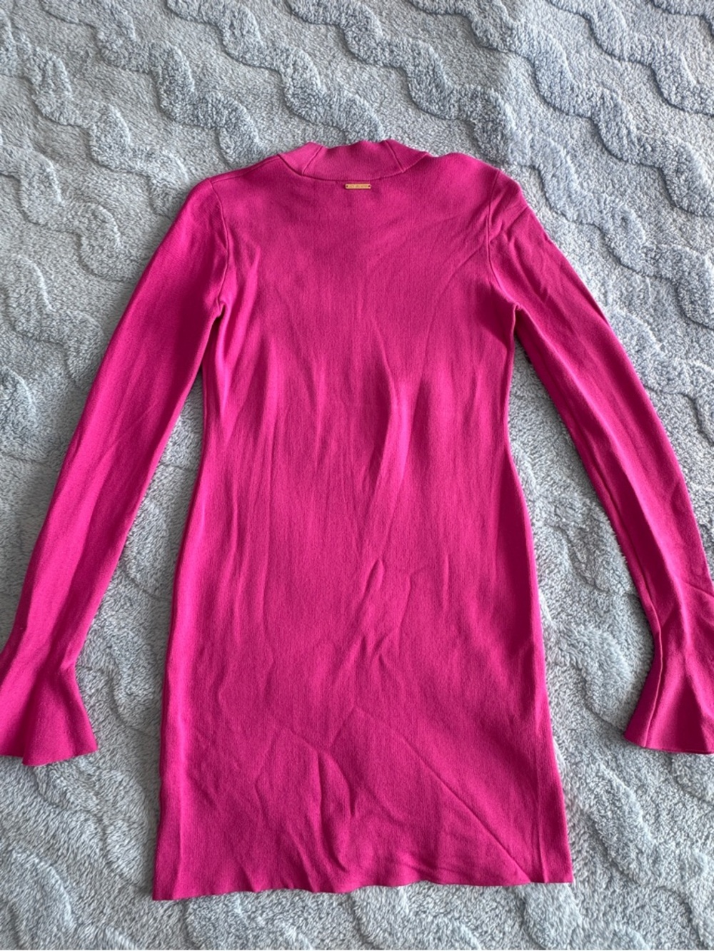 Michael Kors Pink Women’s Dress Flared Sleeve Size L Large - Picture 9 of 13